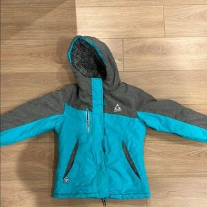 Gerry Weber Kids Teal and Gray Puffer Jacket